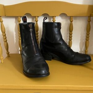 Ariat Black Leather Ankle Boots